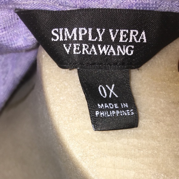 Simply Vera wang short sleeve shirt - Picture 3 of 5